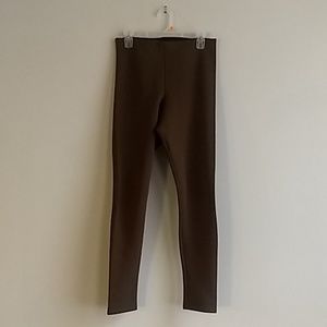 Olive Green Textured Legging Pant | H&M